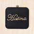 Black Embroidered Customized Clutch - Uncommongifts.in